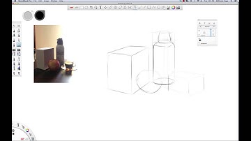Lines: Still Life Drawing Autodesk SketchBook Pro Technical Video Part 2