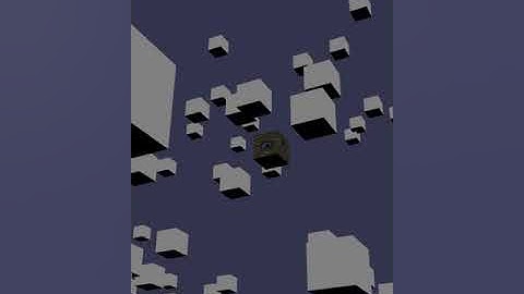 Follow camera in BabylonJS with generative drone ambient