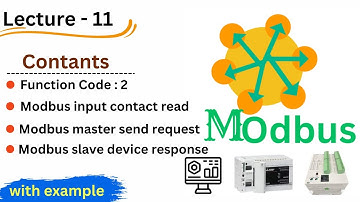 modbus function code 2 | Read Discrete Inputs | modbus function codes explained | modbus lecture |