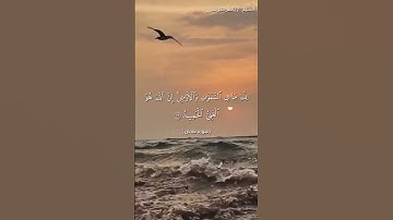 سورة لقمان من  آية 25 إلى آية 28 بصوت الشيخ ياسر الدوسري♥♥