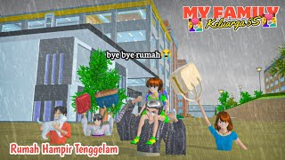 My Family | Full Episode - Moving House Due to Flooding | Sakura School Simulator Drama