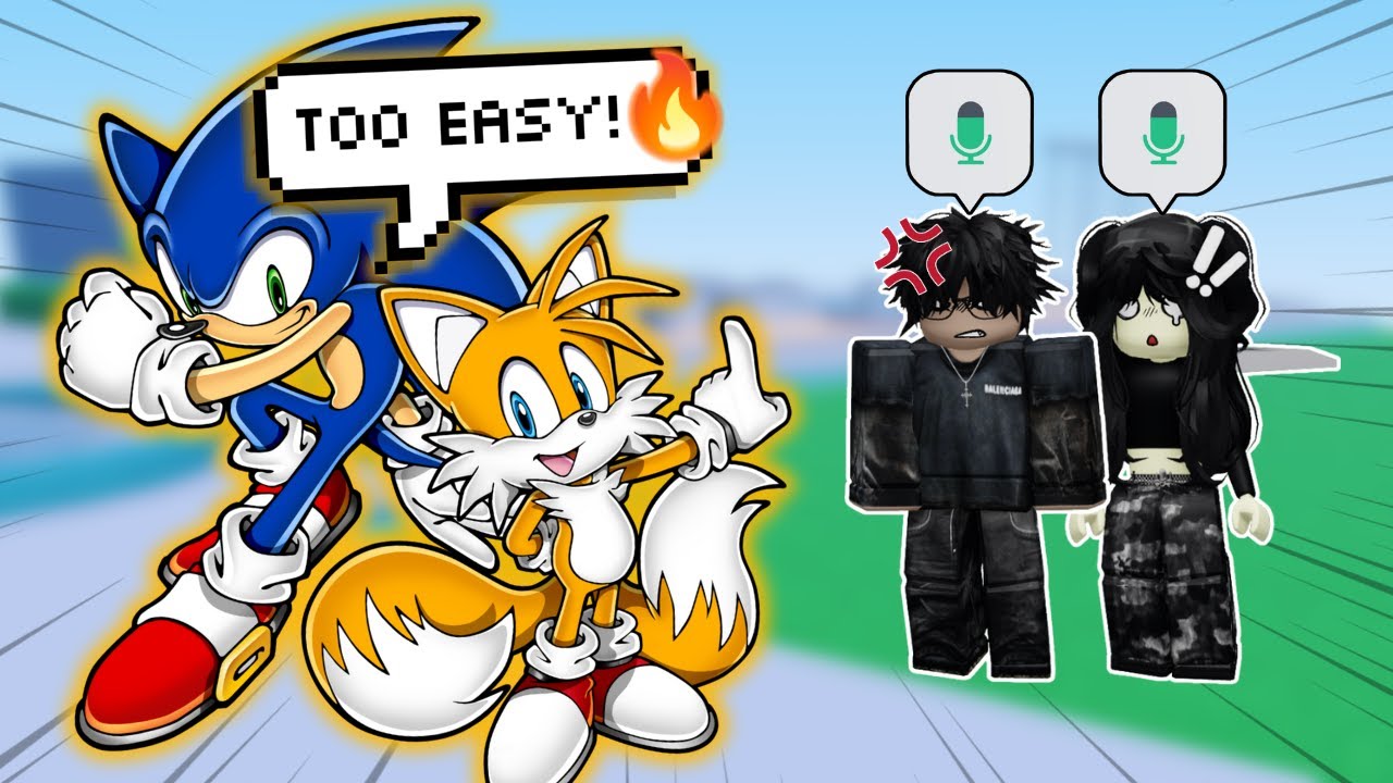 СОНИК и ТЕЙЛЗ ТЕРРОРИЗИРУЮТ ГОЛОСОВОЙ ЧАТ ROBLOX