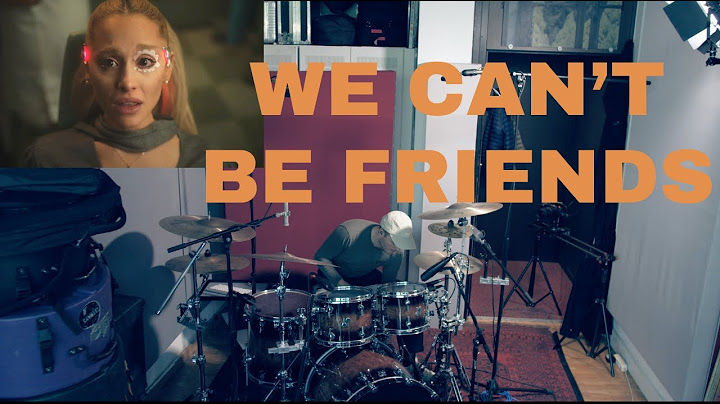 I Can't Be Your Friend Drums version - Drums performance video thumbnail