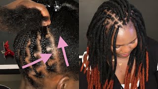 HOW TO INSTALL & UNINSTALL HANDMADE INSTANT LOCS ON NATURAL HAIR {Seamless Retouch Method}