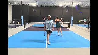 Ascent pickleball mlp court chaos Tyler and Carolyn vs Justin and Janna game 2