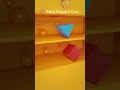 Triangle and square home workouts for you rolling triange  cubeblender animationblender tutorial