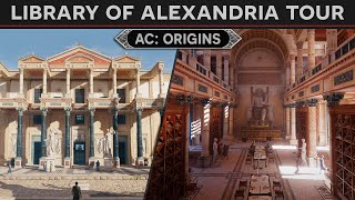 Lets Visit the Library of Alexandria - History Tour in AC: Origins Discovery Mode