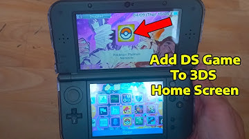 How To Add Nintendo DS Game To 3DS Home Screen