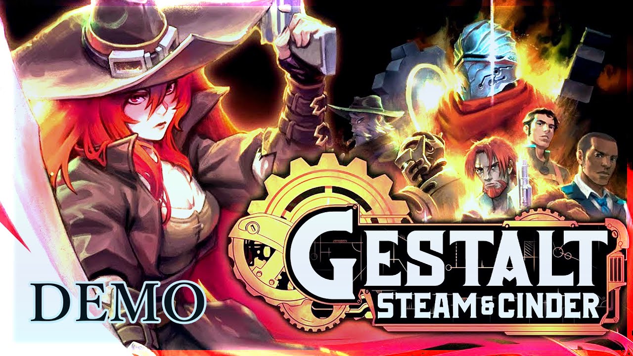 Demo Gestalt Steam Cinder 女性主人公の2dアクションadv期待の新作をガバ翻訳で実況 スチームパンク Youtube