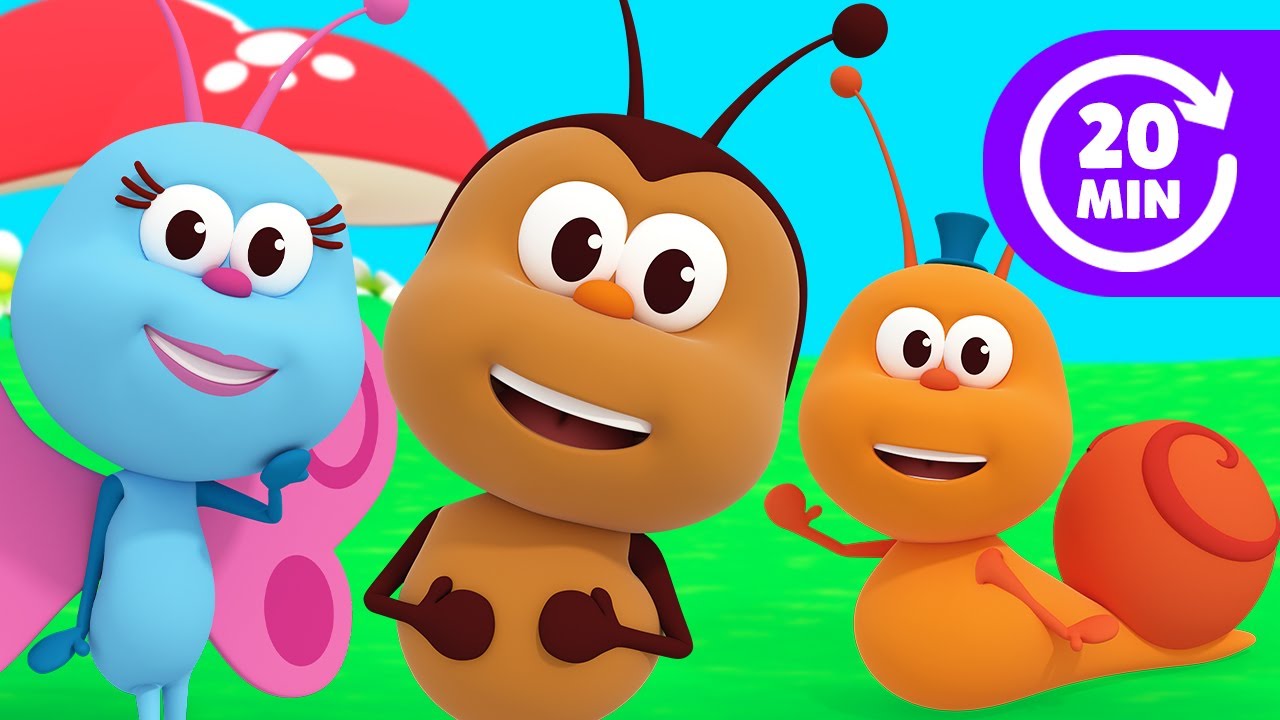 Con Le Vocali e Altre Canzoni Degli Insetti! | Il Regno dei Bambini