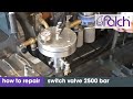 Falch schaltventil 2500 bar how to repair   falch 2500 bar switch valve how to repair