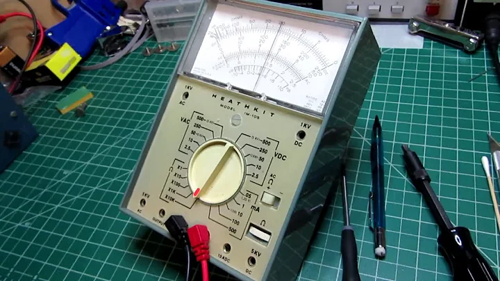 Heathkit IM-105 Volt-Ohm-Milliammeter: History, Repair, Demonstration, Theory