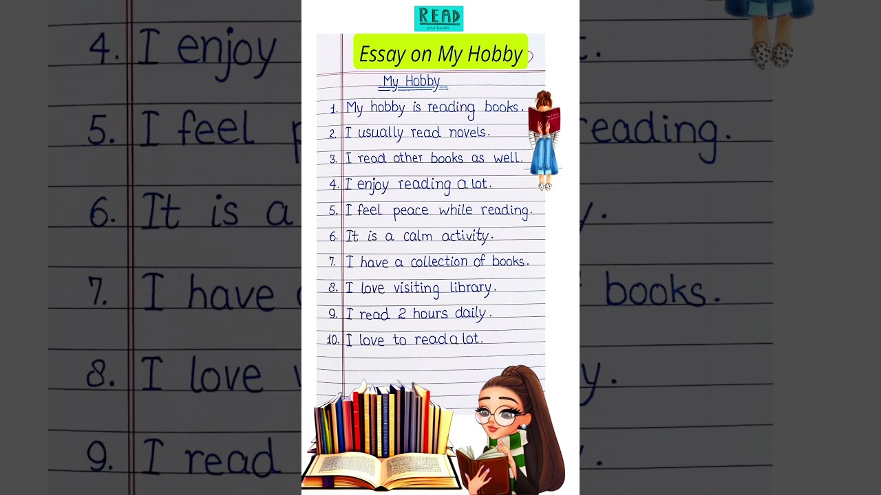 10 Lines On My Hobby Essay In English Shorts