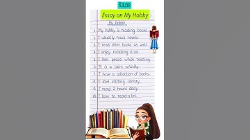 Thumbnail of 10 lines on my hobby || essay on my hobby in english || my hobby essay in english || #essay #shorts