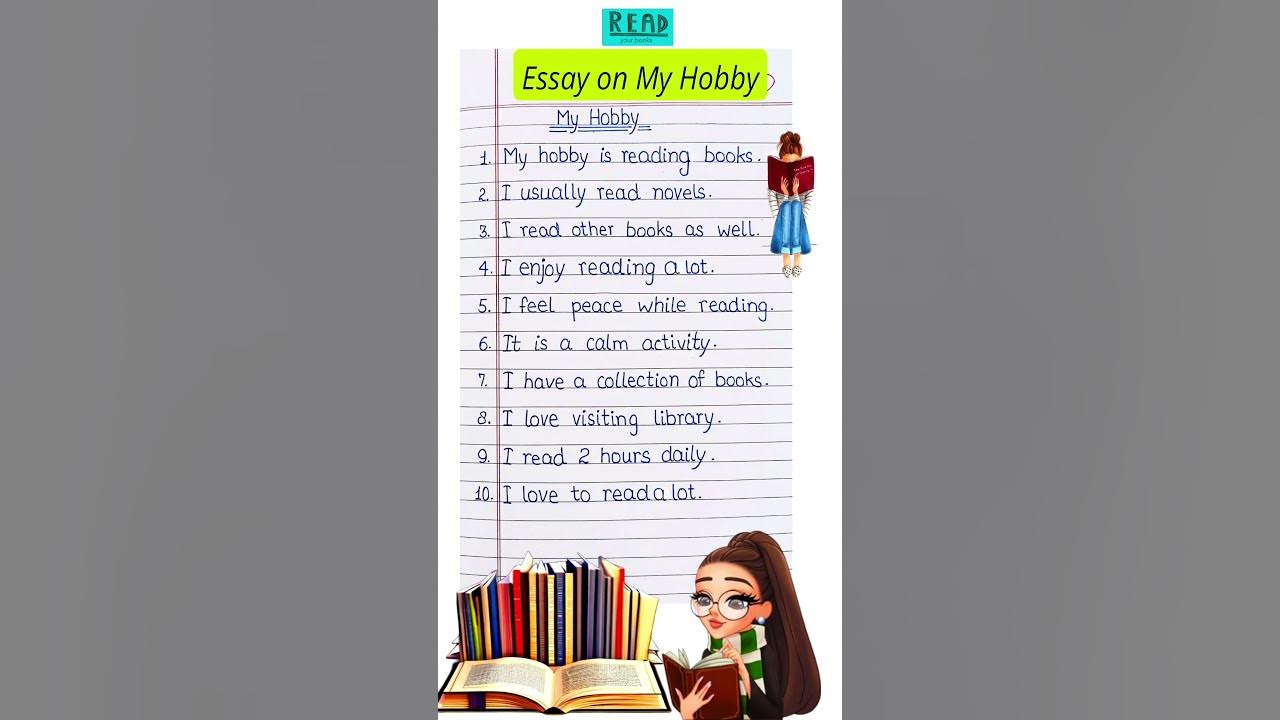 10 lines on my hobby || essay on my hobby in english || my hobby essay in english || #essay #shorts
