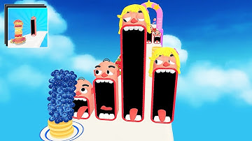 PANCAKE RUN 🥞🍽️🍎 | Gameplay All Levels Walkthrough | New Game Mobile Update Level 21-23