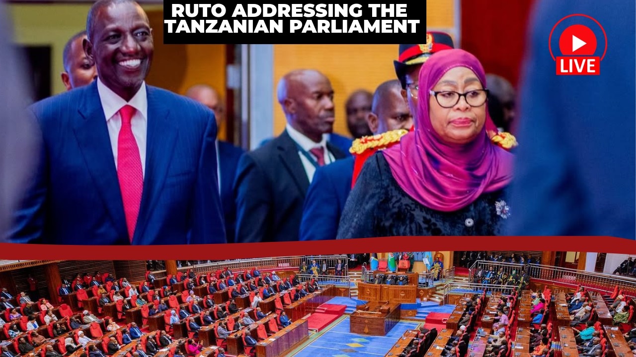 #LIVE: Rais wa Kenya William Ruto Kuhutubia Bunge la Tanzania, Dodoma ...