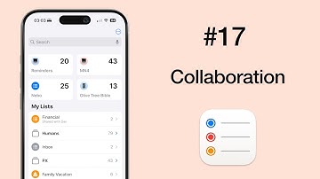 #17 Apple Reminders (iOS 26):  Collaboration | Beginner Course