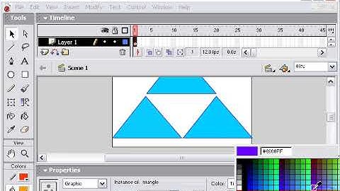 Adobe macromedia Flash Mx editing instances urdu / hindi  tutorial