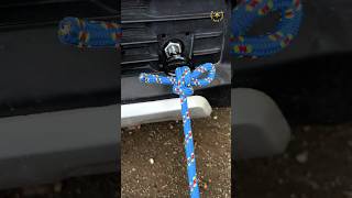 Slipped Knot Anchor Hitch #tips #rope #knot