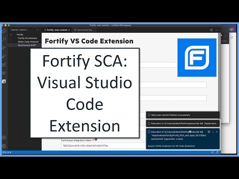 Visual Studio Code Extension for Fortify SCA