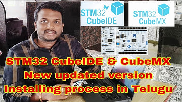 How To Download & Instal STM32cubeIde & CubeMX New Version In Telugu