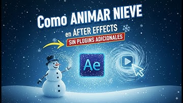 Cómo Crear Efecto de Nieve Realista en After Effects ❄️⛄ | Animación SIN Plugins