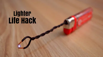 3 Incredible Life Hacks with Lighters !