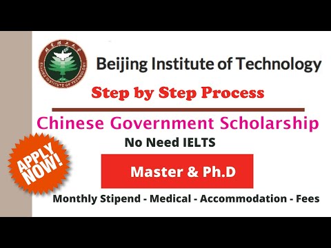 How to Apply for Beijing Institute of Technology CSC Scholarship 2023 in China | Bright Scholarship