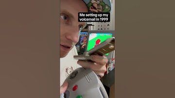 Setting Up My Voicemail In 1999