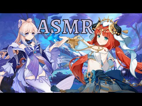 ASMR Genshin Impact | Collecting Materials for Nilou! (Keyboard Sounds & Gum Chewing)
