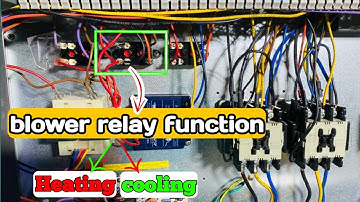 Carrier package ac blower relay function | carrier package ac | hvac training videos