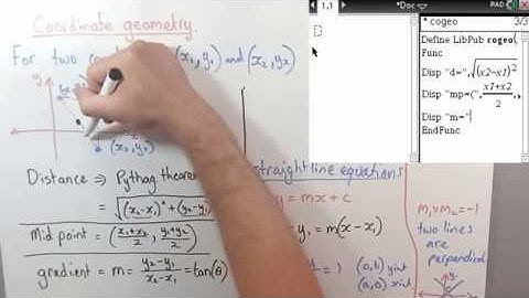 Coordinate Geometry and Matrices