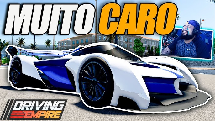 NOVO JOGO DE CARROS GRÁTIS EM MUNDO ABERTO NO ROBLOX! DRIVING EMPIRE 