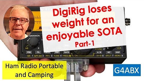 Reducing cable bulk for the highly effective Ham Radio DigiRig part - 1