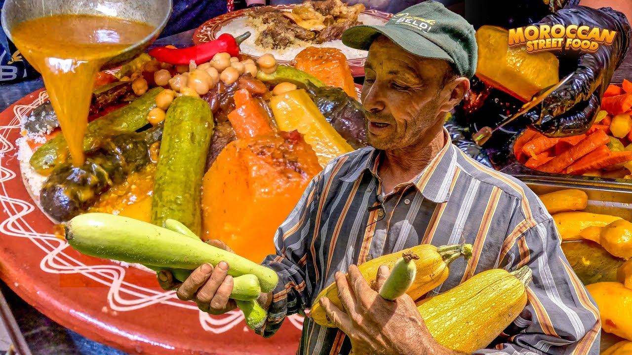 קוסקוס עם ירקות מלב מרקש, כאילו הייתם בכפר מרוקאי