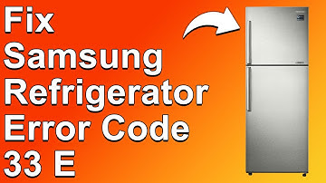 How To Fix The Samsung Refrigerator 33E Error Code - Meaning, Causes, & Solutions (Best Solution!)
