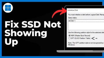 How To Fix SSD Not Showing Up On Windows - Full Guide
