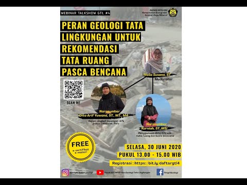 Peran Geologi Tata Lingkungan Untuk Rekomendasi Tata Ruang Pasca Bencana