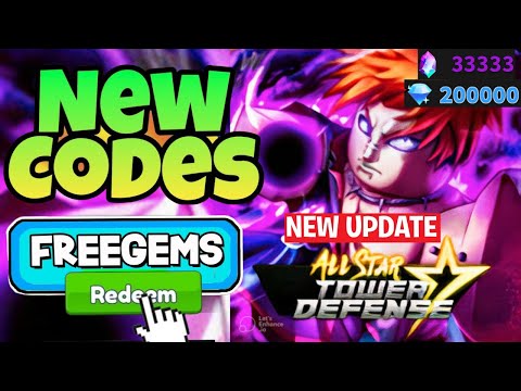 All New *WORKING* Update Codes in 🎃All Star Tower Defense🎃 Roblox!  [FREEGEMS] - BiliBili