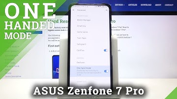 How to Use One Handed Mode in ASUS Zenfone 7 Pro - Shrink Screen