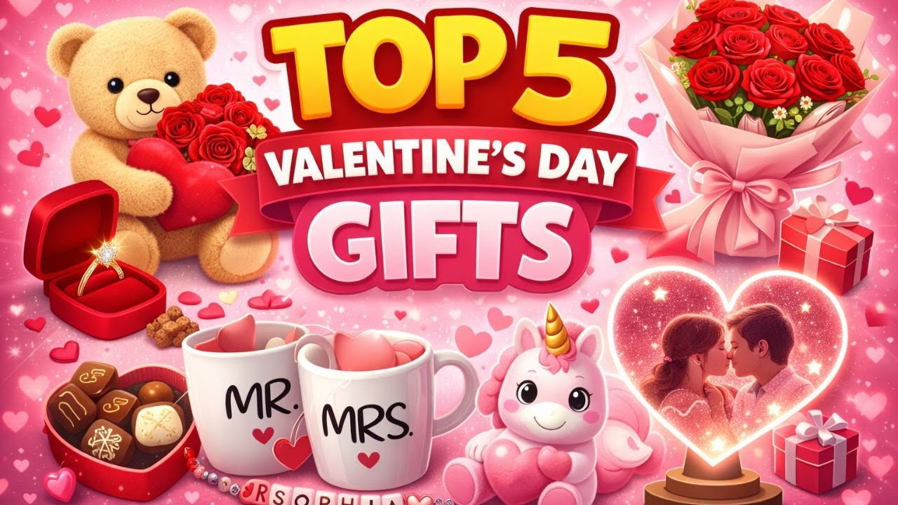 Top 5 Valentine’s Day Gifts 2026 | Best Romantic Gift Ideas for Her ...