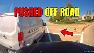 Van Driver TRIES to Force Car Off the Road!