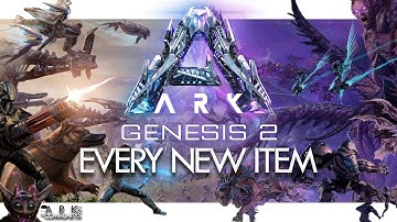 ARK Genesis 2 Every NEW Weapon & Item Showcase