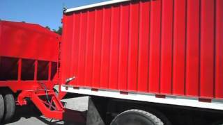Grain Truck And Pup Trailer Combo