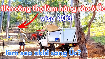 Công việc kiếm 40 triệu/ tuần từ việc làm hàng rào ở Úc | Visa 403 | Xklđ Úc