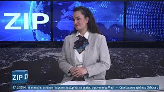 ZIP - 17.5. 2024. - SREDIŠNJE VIJESTI Z1 TELEVIZIJE