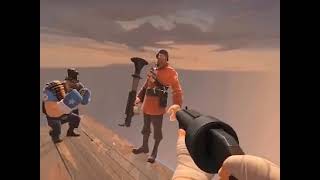 Soldier from tf2 falls off of tower meme Resimi