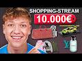 Ich KAUFE Für 10 000 Neue Sachen Shopping Stream