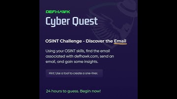 [Key] OSINT Challenge   #Cybersecurity #InfoSec #OSINT #CTF #Hacking #SOC #email #security